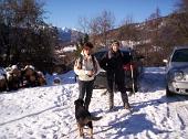 Salita al Rifugio Gherardi su un percorso già ben innevato il 27 novembre 2010 - FOTOGALLERY